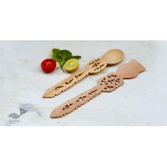 Purnak ✼ Udayagiri Wooden Cutlery - Set of Tow ✼ { 6 }